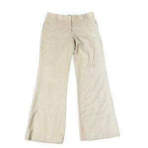 J Crew Soft Wool Tan Trouser Fit Pants SZ 8